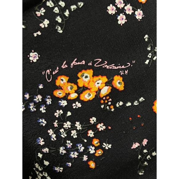 Zadig & Voltaire Risty Spark Flowers Long Dress Size S Sleeveless 100% Viscose - Picture 8 of 12